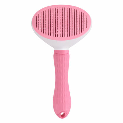 Self-Cleaning Pet Brush – Professional Dog & Cat Grooming Brush for Removing Loose Hair, Tangles & Undercoat
