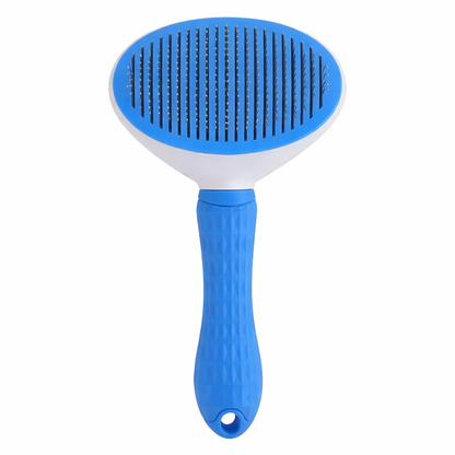 Self-Cleaning Pet Brush – Professional Dog & Cat Grooming Brush for Removing Loose Hair, Tangles & Undercoat