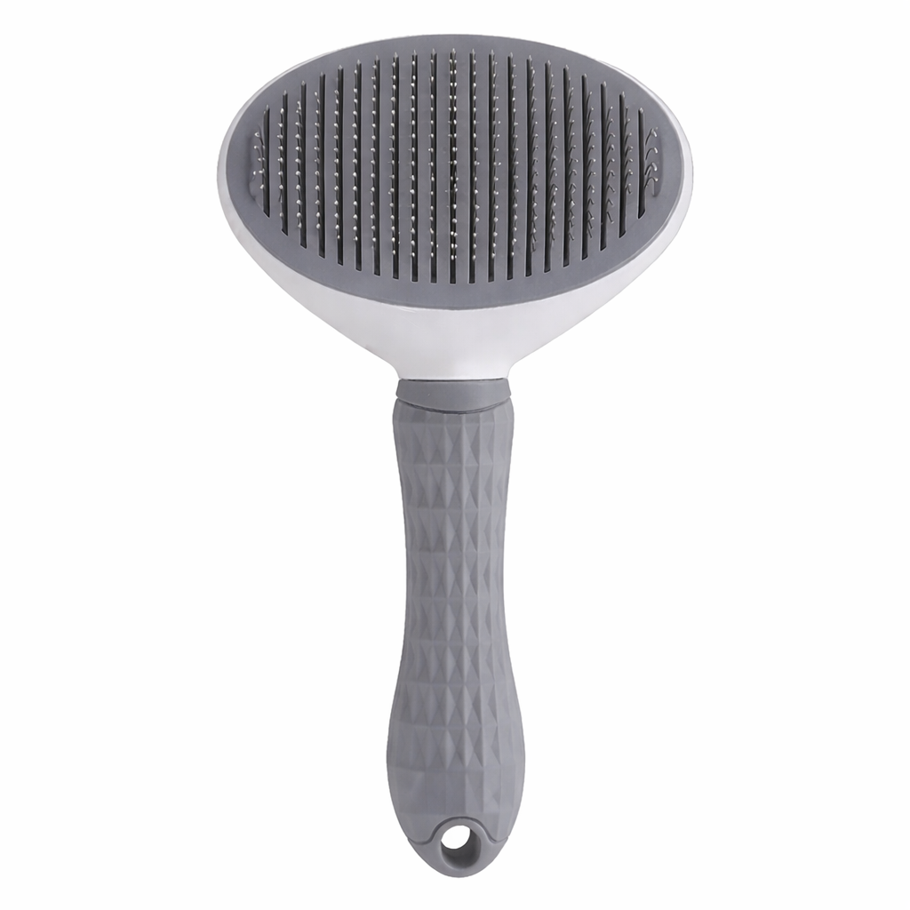 Self-Cleaning Pet Brush – Professional Dog & Cat Grooming Brush for Removing Loose Hair, Tangles & Undercoat