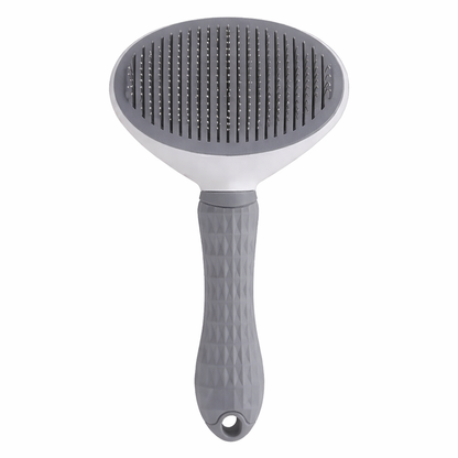 Self-Cleaning Pet Brush – Professional Dog & Cat Grooming Brush for Removing Loose Hair, Tangles & Undercoat