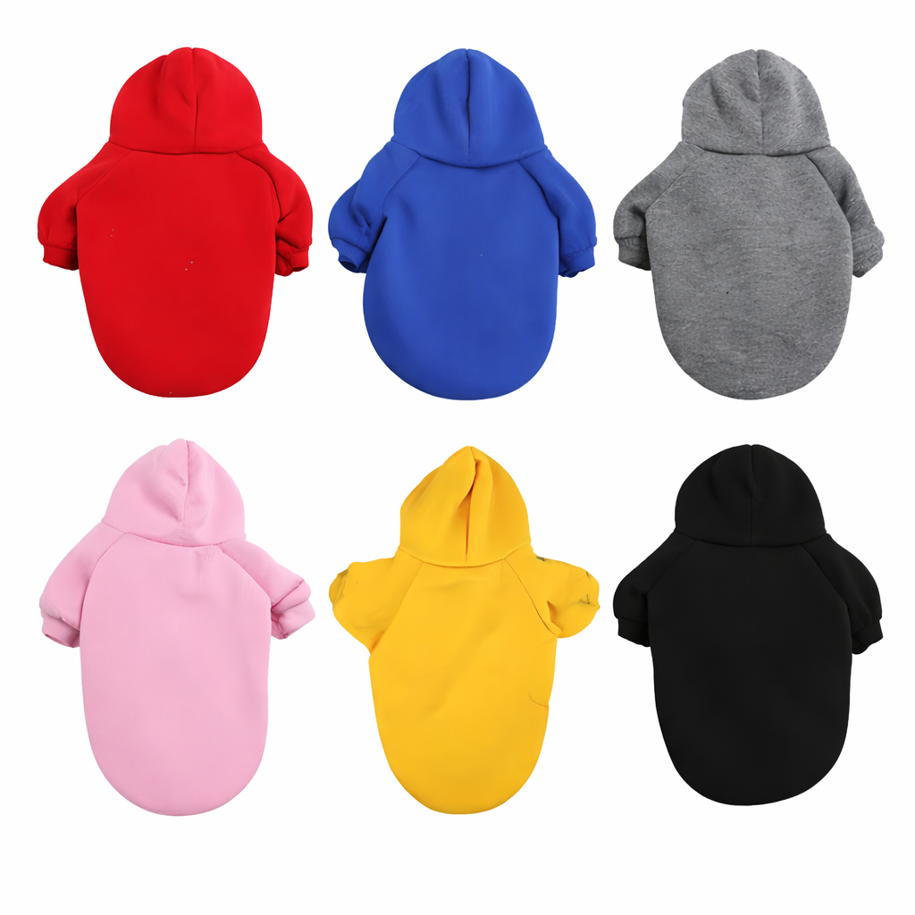 Warm Winter Dog Hoodie – Soft Pet Sweatshirt Coat for Small, Medium & Large Dogs