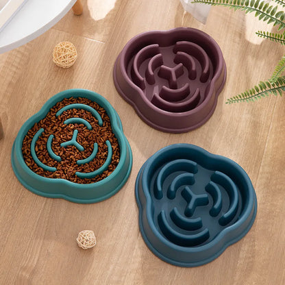 Slow Feeder Dog & Cat Bowl – Anti-Choking Puzzle Bowl for Healthy Digestion