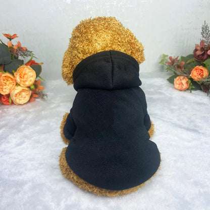 Warm Winter Dog Hoodie – Soft Pet Sweatshirt Coat for Small, Medium & Large Dogs